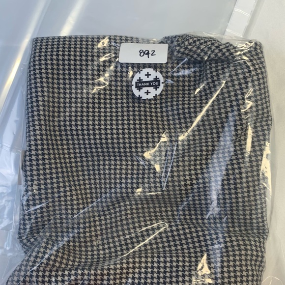 Ricki’s Wide Leg Herringbone Black & White Size 12L Pockets 32” Inseam Classic - Picture 9 of 10